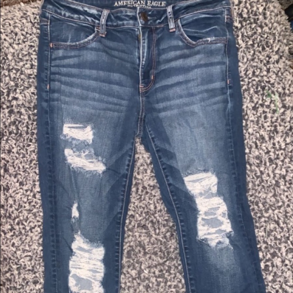 American Eagle Distressed Skinny Jeans